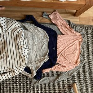 Nursing tops dress and sweatshirt